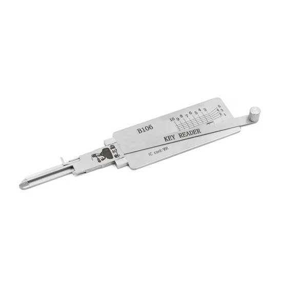 Original Lishi B106 B107 (Non-warded) Direct Key Reader / Decoder for GM