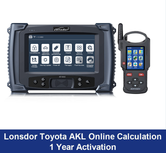 Lonsdor Toyota AKL all key lost Online Calculation 1 Year Activation for K518 & KH100