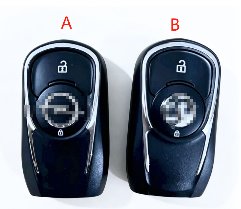 OEM For Opel Astra K Insignia / Vauxhall  2 button ID46 Remote Smart Key FCC: HYQ4EA P/N: 13508410 without key blade