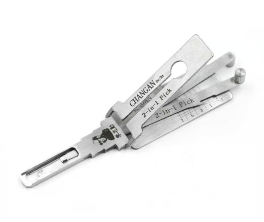 Original Lishi ChangAn 2 in 1 Auto Pick and Decoder For Changan Laser Key Way