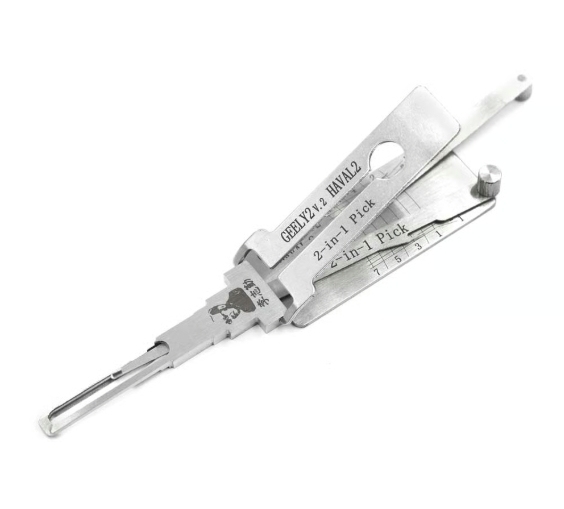 Original Lishi Geely / Haval V.2 2-in-1 Pick & Decoder Lishi Tool