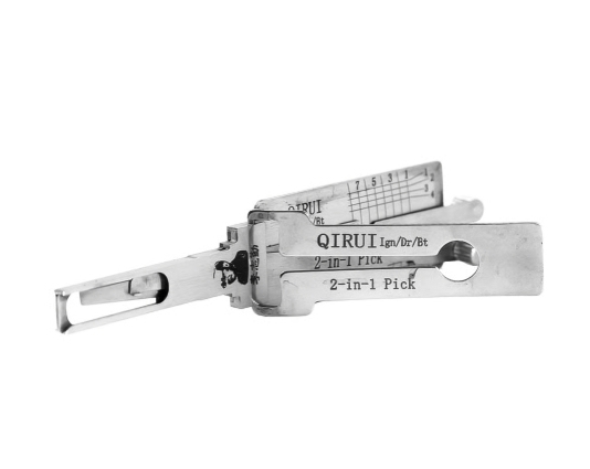 Original Lishi QIRUI 2-in-1 Decoder and Pick for QIRUI E3 and Huai River