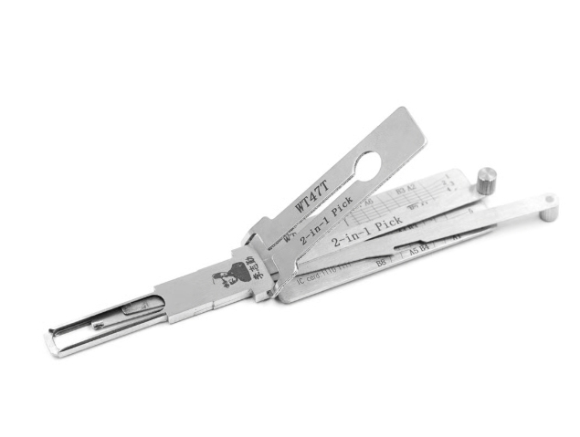 Original Lishi WT47T 2-in-1 Decoder and Pick for Saab