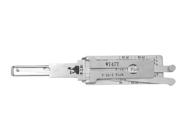 Original Lishi WT47T 2-in-1 Decoder and Pick for Saab