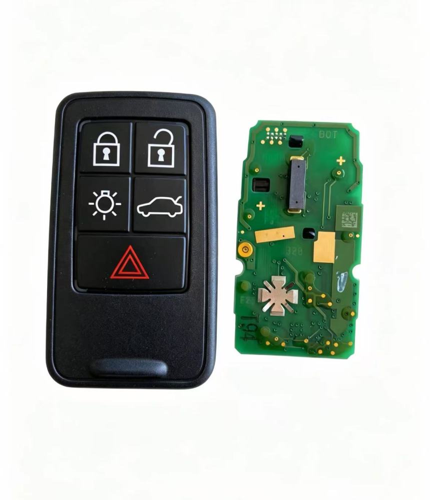 For Volvo XC60 S60 S80 5 button remote key 433MHZ with PCF7945 chip