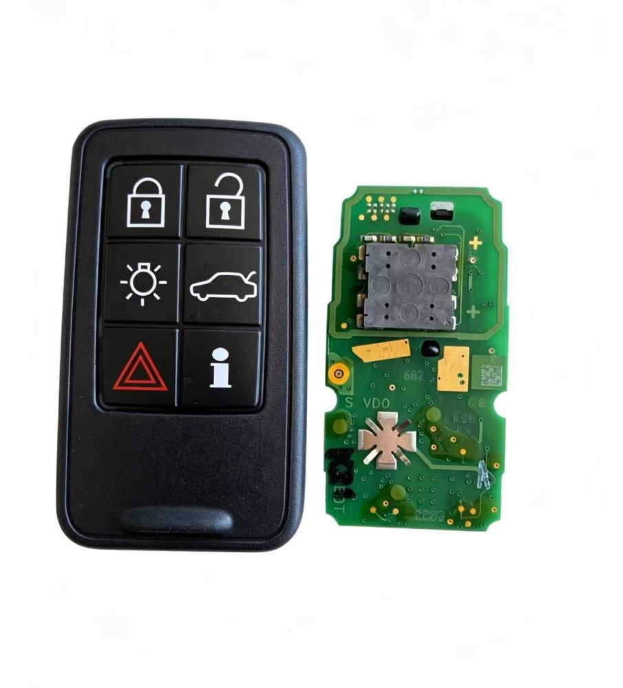 For Volvo XC60 S60 S80 6 button remote key keyless go 433MHZ with PCF7945/7953chip