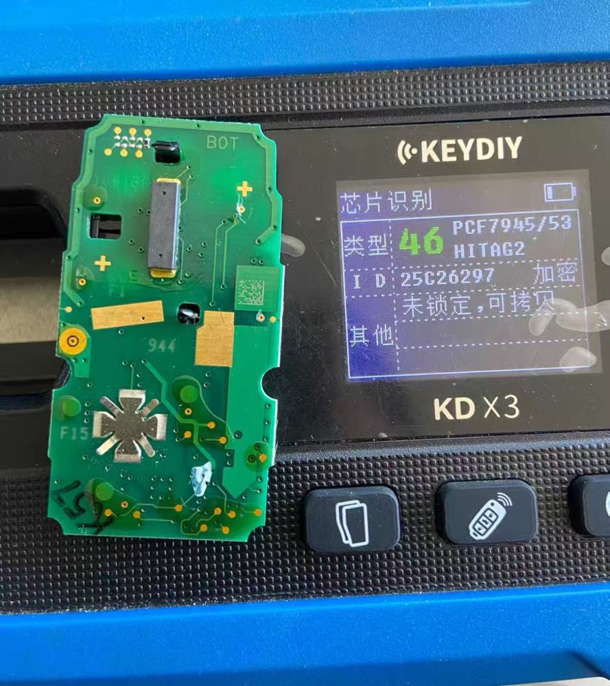 For OEM board Volvo XC60 S60 S80 5 button remote key 433MHZ with PCF7945 chip