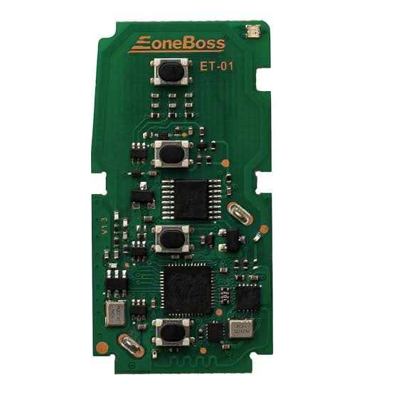 EoneBoss ET-01  Universal Smart Remote Key PCB for Toyota/Lexus 4-Button support 4D 8A chip