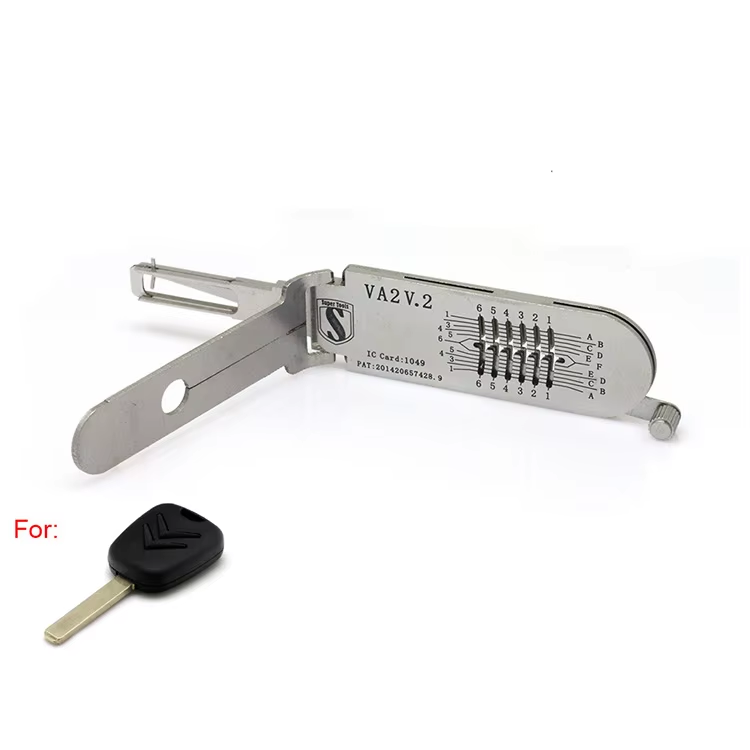 Super Tools VA2  2-in-1 Car Lock Pick and Decoder Tool for Peugeot Citroen