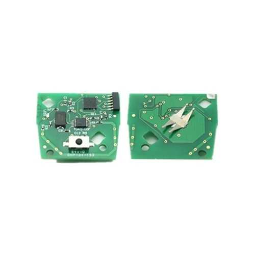For Fiat Fir 114 and Punto 188 1Button remote key with ID48 chip 434mhz in black / blue color, programmed by Zedfull