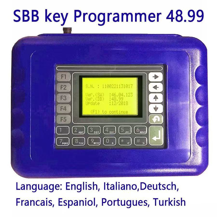 SBB key programmer Pro2 V48.99 Key Scanner Car Key Decoding Chip Matching Instrument Support