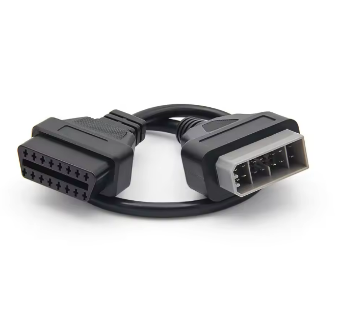 For Nissan 14 Pin OBD to OBD2 16Pin Connector Adapter For Nissan 14 Pin OBD OBD2 Car Diagnostic Auto Tool OBD2 Extension Cable