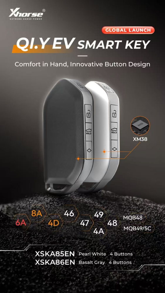 Pre-order XHORSE XSKA85EN XSKA86EN 4 Buttons XM38 Smart Remote XM38 Smart Remote