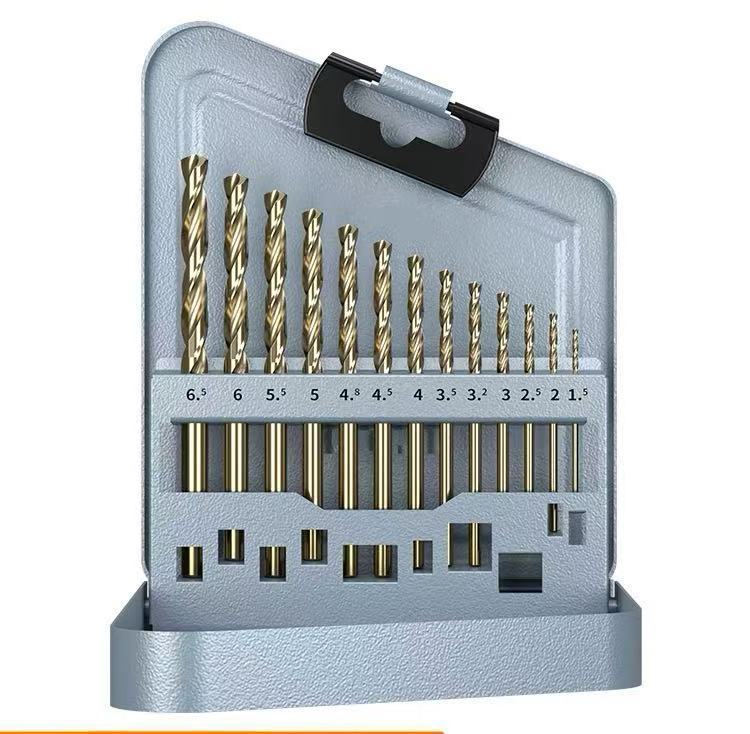 Twist Drill Bit Complete Set, Special Electric Drill for Drilling Iron and Stainless Steel, Extra Hard Cobalt Alloy Bits