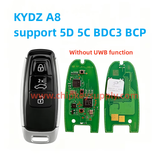 KYDZ New 5D A8 Smart Key with MQB49 chip Support 5C 5D BDC2 BDC3 BCP Key work For KYDZ CUBE KYDZ Stone