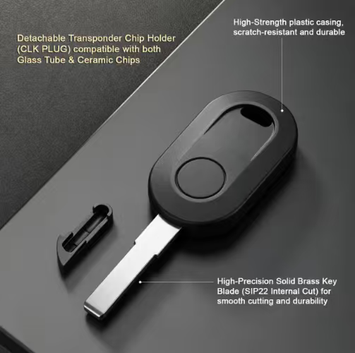 High quality for Fiat SIP22 / FI-16 chipless transponder key shell