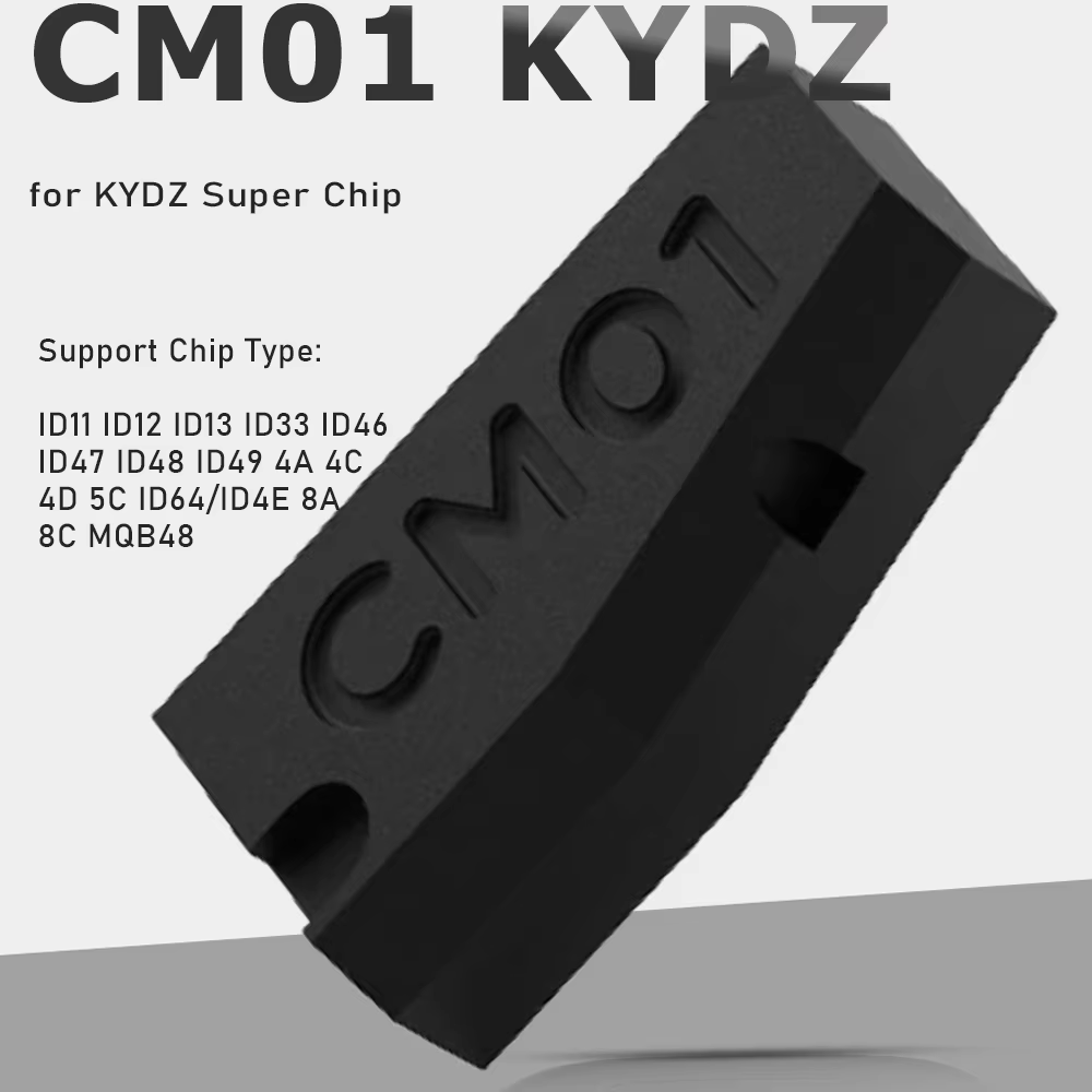 KYDZ super chip CM01 Support ID11 12 13 33 ID46 PCF7936 PCF7946 ID47 ID48 ID49 4A 4D ID64 4E 8A 8C 5C MQB48 MQB49