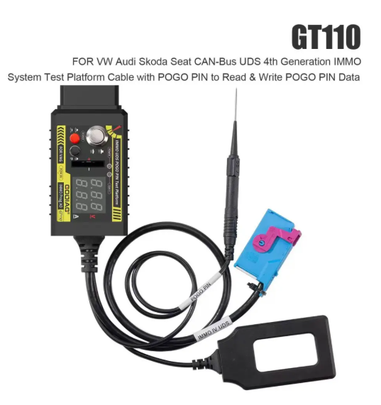 2026 GODIAG VAG Test Platforms GT110 GT111 GT112 K-Line CAN-Bus UDS With Pogo Pin for VAG 2nd/3rd/3.5th/4th Generation Dashboard IMMO
