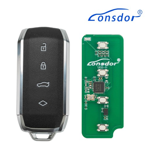 LONSDOR LK50-01 NXP Series 4 Buttons Universal Smart Key