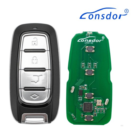 LONSDOR LK50-02 NXP Series 4 Buttons Universal Smart Key