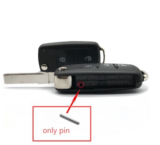 100PCS Remote Control Key Fixed Pin for VW Folding Remote Key
