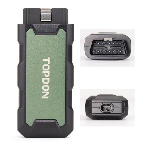 Topdon Rlink J2534 Pass-Thru Programmer OEM Reprogramming and Diagnostic Tool Supports J2534 D-PDU CAN-FD DoIP Compatible with 17+ Vehicle Brands