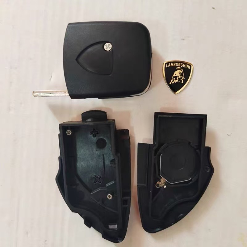 For Lamborghini Gallardo Smart Flip Remote Car Key 2 Buttons Shell