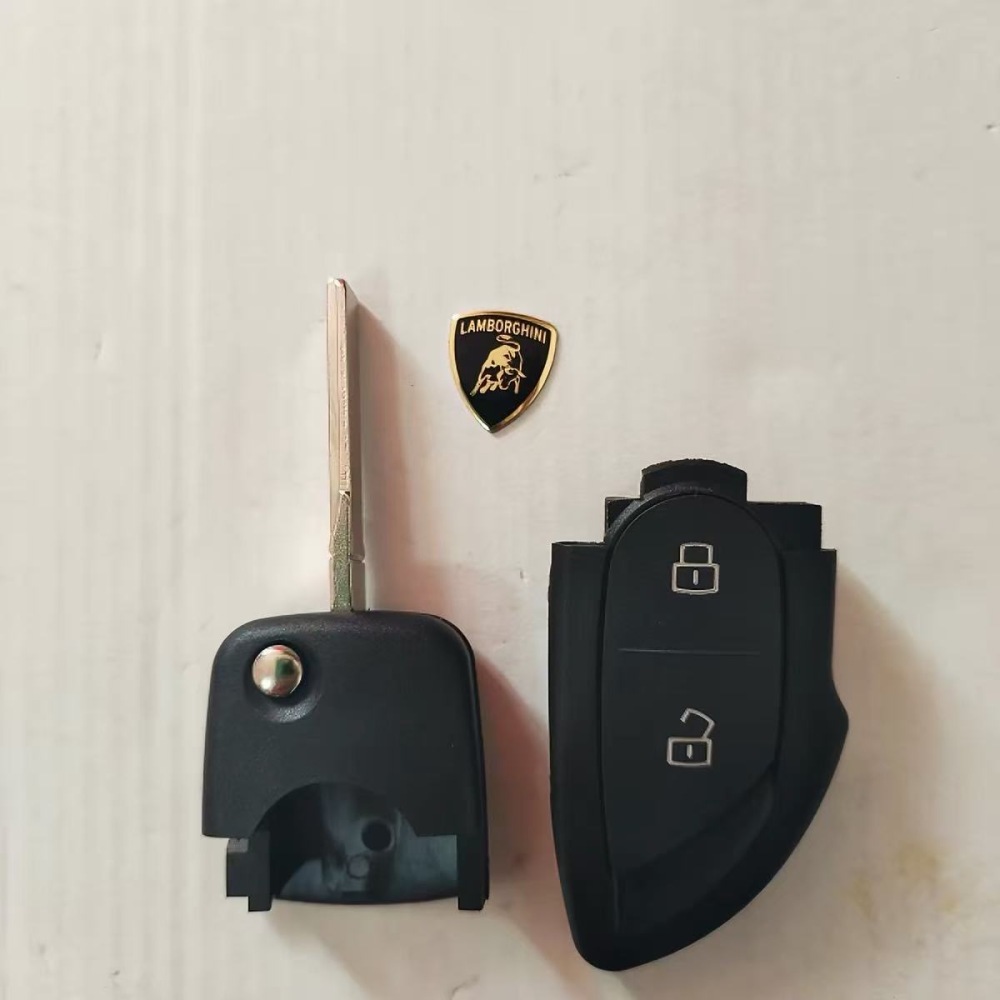 For Lamborghini Gallardo Smart Flip Remote Car Key 2 Buttons Shell