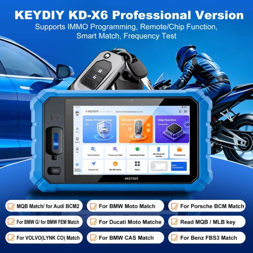 Pre-order 2026 KEYDIY KD-X6 All in One Key Programmer with MLB / MQB48 & Benz FBS3 Support