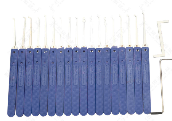 Klom 18-Piece Single-Hook Set locksmith tool