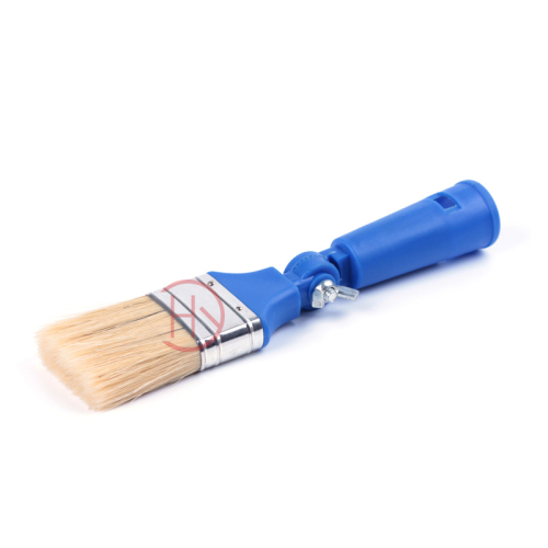Professional Wholesale Adjustable Plastic Handle Bristle Angle Paint Brush For Art Painting