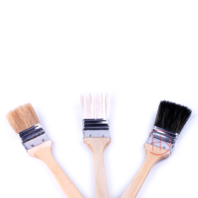 Wooden Handle Angle Radiator Paint Brush