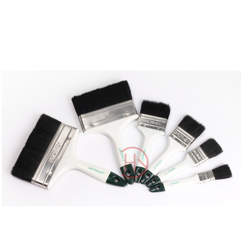 Plastic Handle Flat Paint Brush HYFP015
