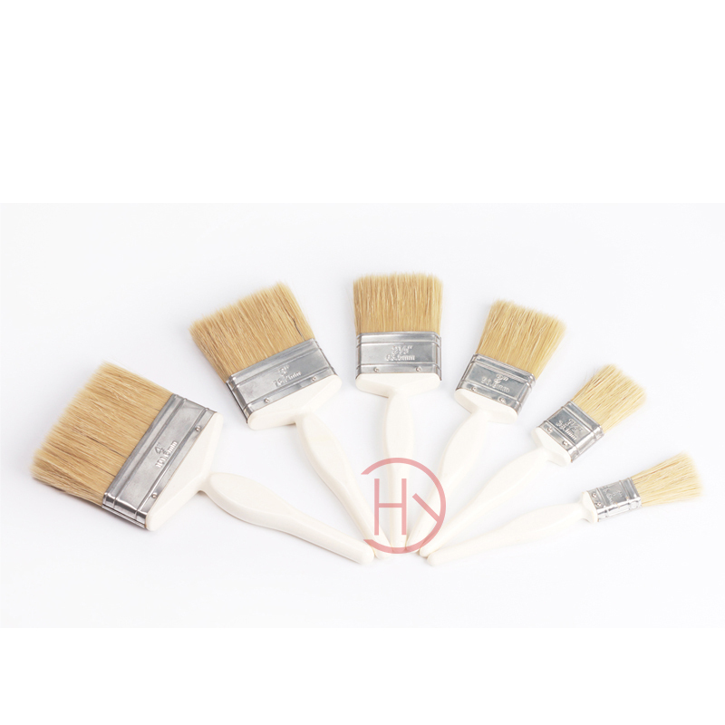 Plastic Handle Flat Paint Brush