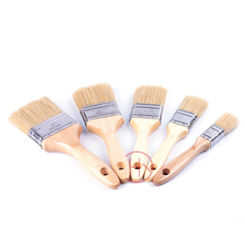 High Quality Natural Wood Handle Paint Brush HYFW017