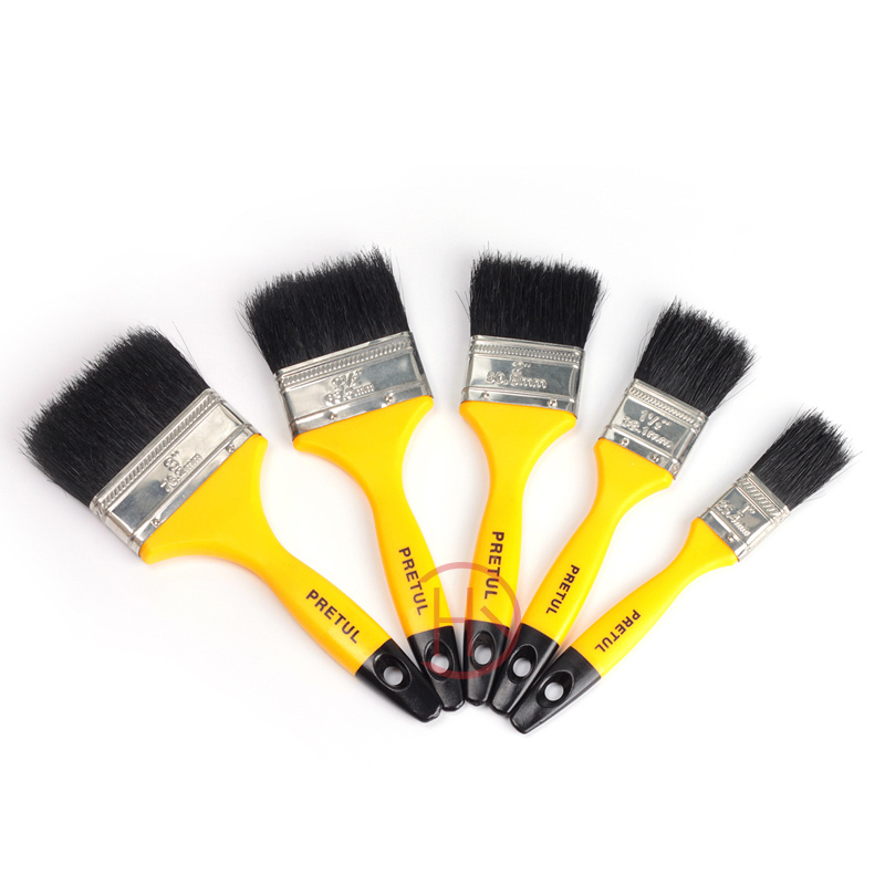 Plastic Handle Flat Paint Brush HYFP018