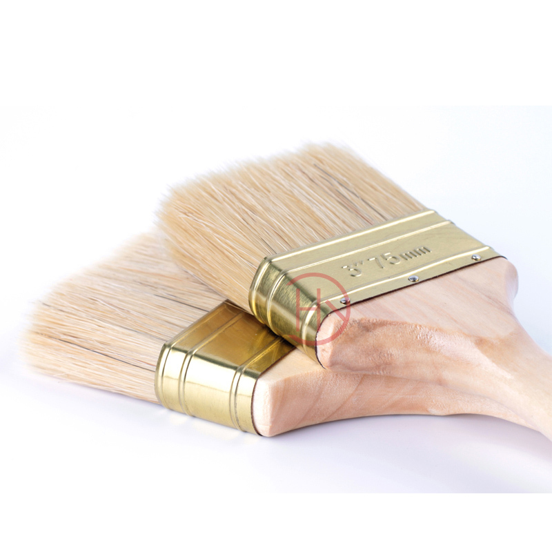 Natural Wood Handle Paint Brush HYFW019