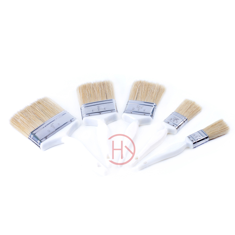 999 Plastic Handle Flat Paint Brush HYFP025