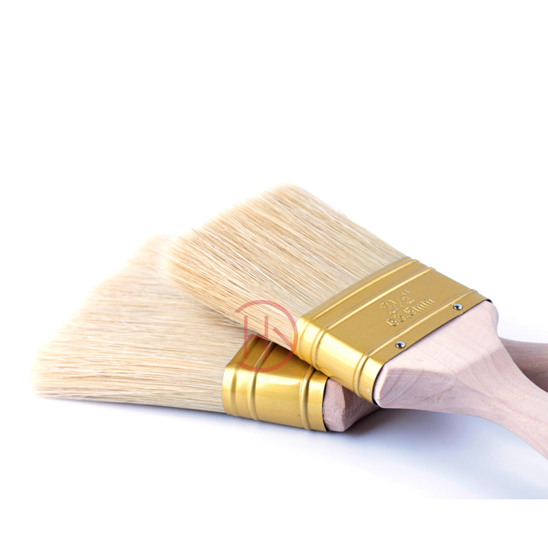 High Quality Natural Wood Handle Paint Brush HYFW029