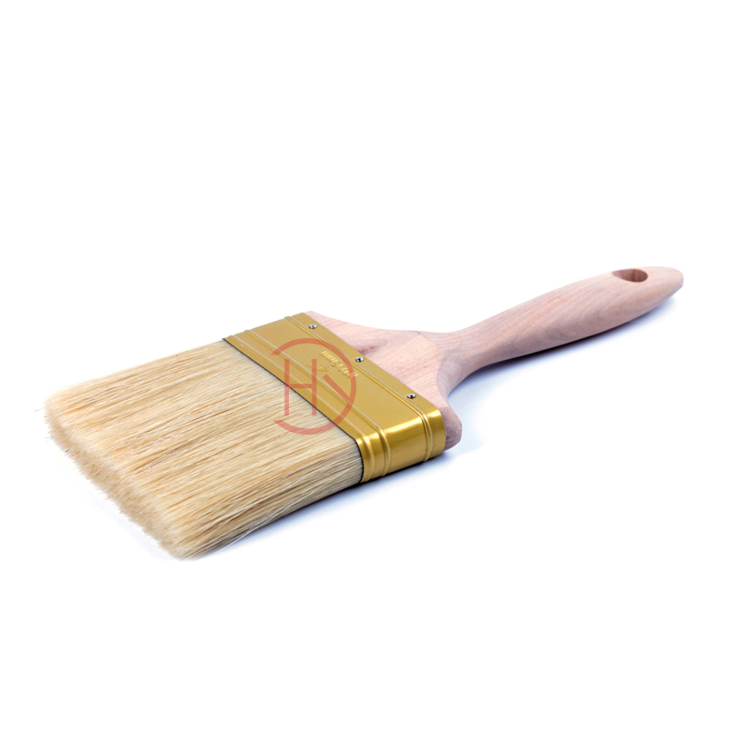High Quality Natural Wood Handle Paint Brush HYFW029