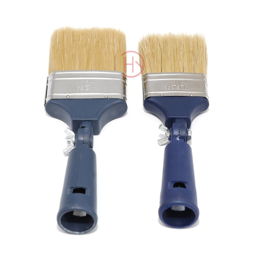 Adjustable Plastic Handle Bristle Angle Paint Brush HYFP034