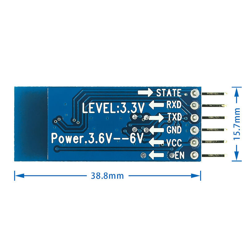 HC-05 Bluetooth Serial Port Module Extension Board With Pin
