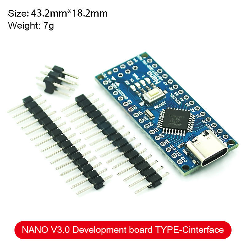 Nano V3.0 ATMEGA328P Development Board, No Welding, Without Cable