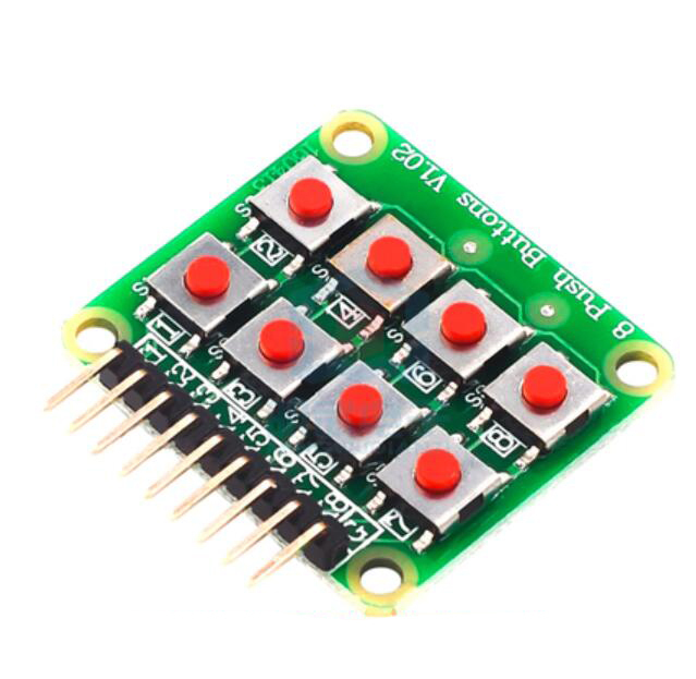 Micro Switch 2*4 Matrix 8-bit Independent keyboard Module