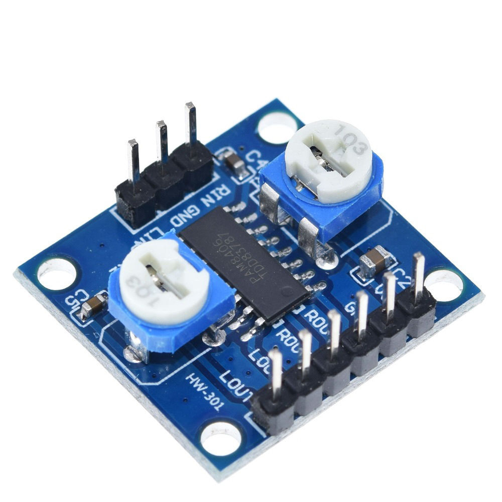 PAM8406 2x5W Digital Amplifier Board With Volume Potentiometer