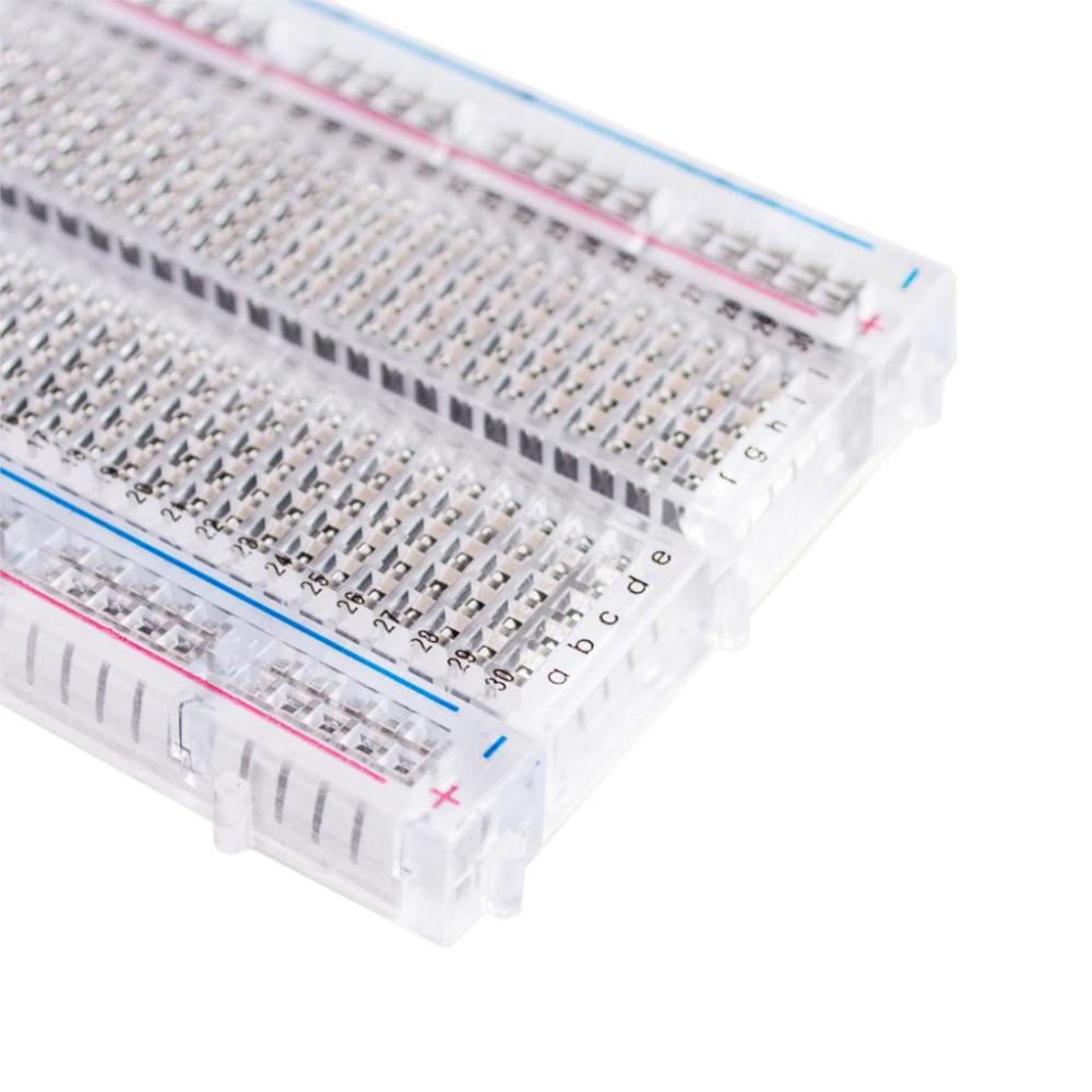 83X55MM 400 Holes Transparent Breadboard