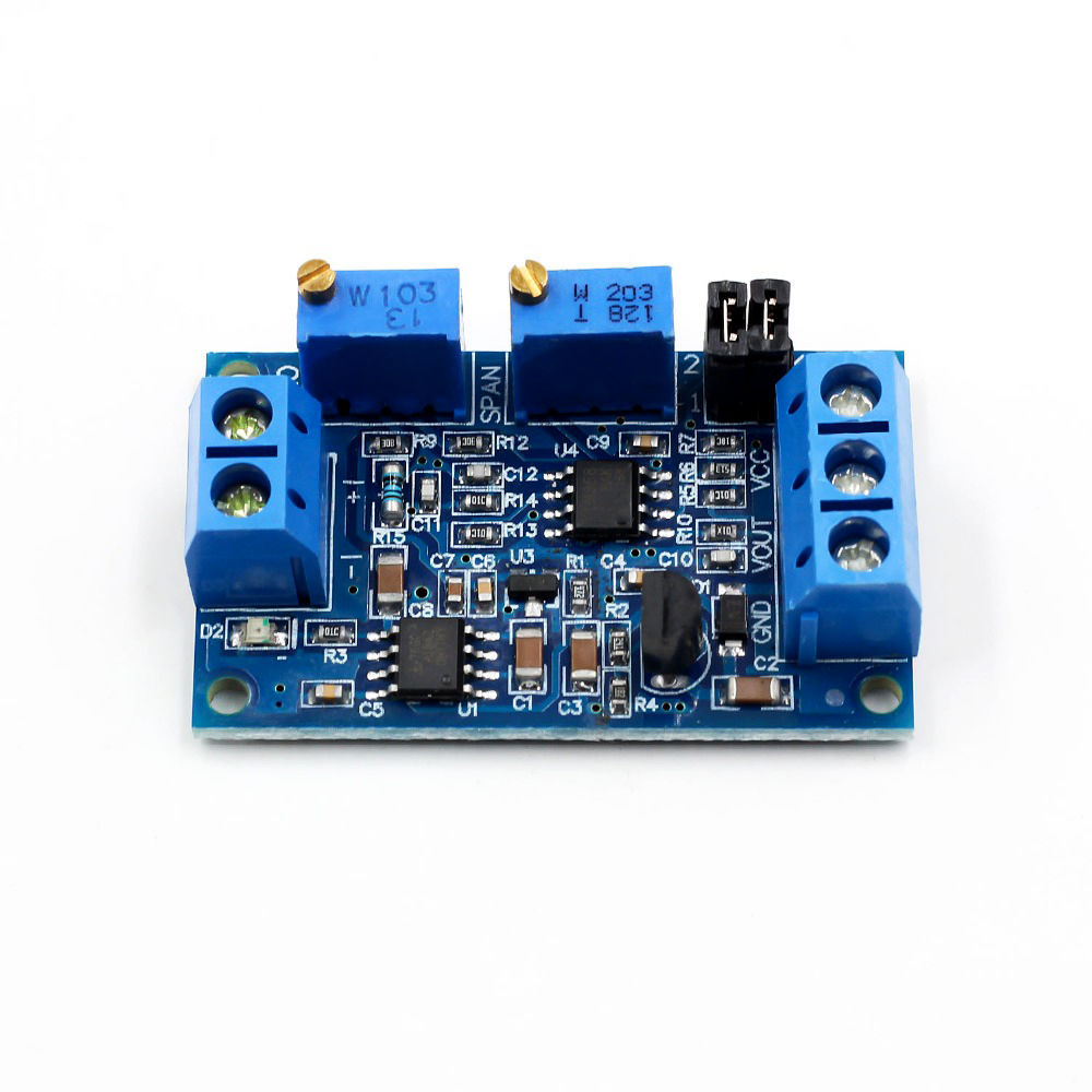 0/4-20mA to 0-3.3V 5V 10V Voltage Transmitter Converter Signal Conversion Module