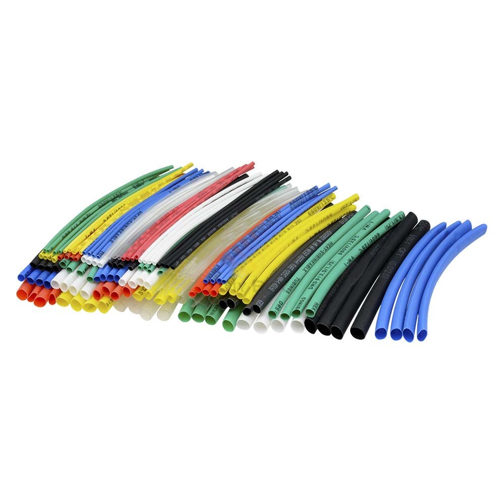 127/140/328/530Pcs Assorted Polyolefin Heat Shrink Tubing Set