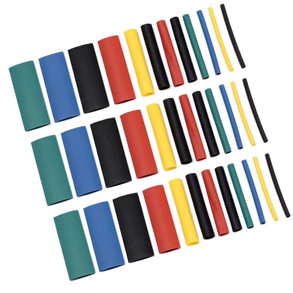 127/140/328/530Pcs Assorted Polyolefin Heat Shrink Tubing Set