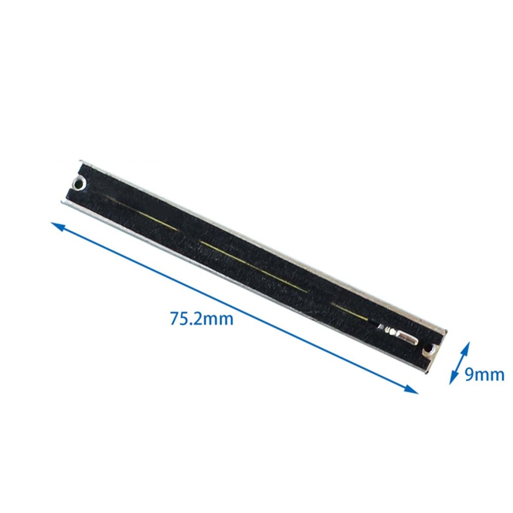 B10K B103 75mm Dual-channel Straight Sliding Potentiometer